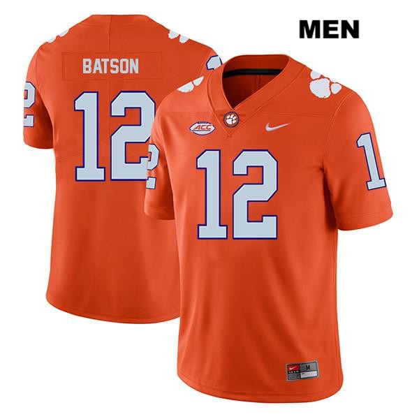 Men's Clemson Tigers #12 Ben Batson Stitched Orange Legend Authentic Nike NCAA College Football Jersey ZZN5246PJ